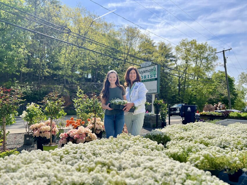 Colleen McGuire Malik, owner of 101-year-old Chapman’s Greenhouse, with daughter Brianna Malik, who represents the third generation to run the family business.  Photos: Erika Brown