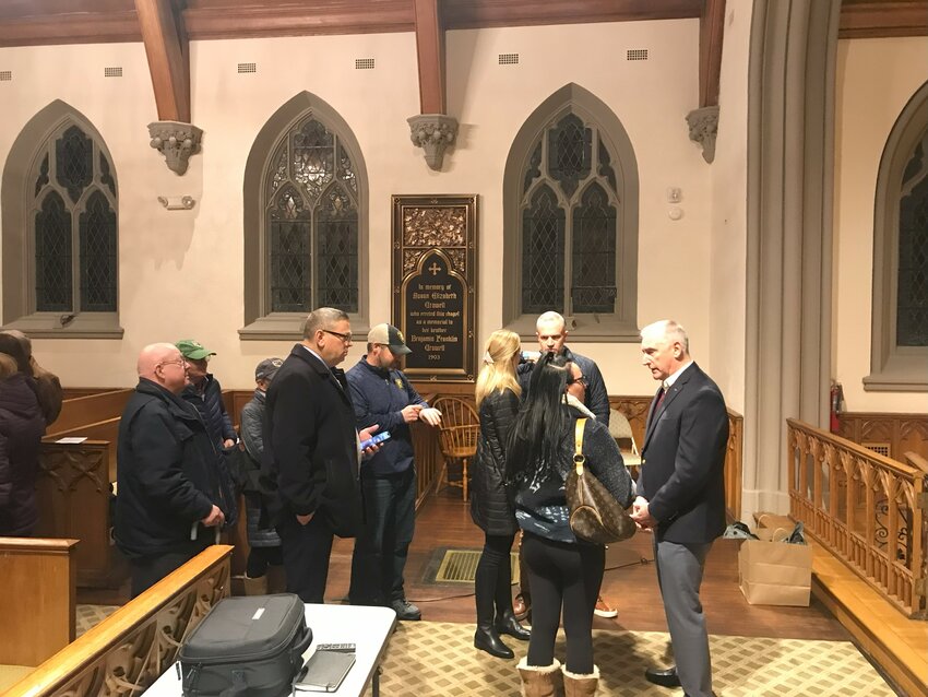 General Jack Hammond shared his expertise with over 80 attendees at the beautiful Crowell Chapel as a part of the Manchester Cultural Council and the MBTS Library’s speaker series.