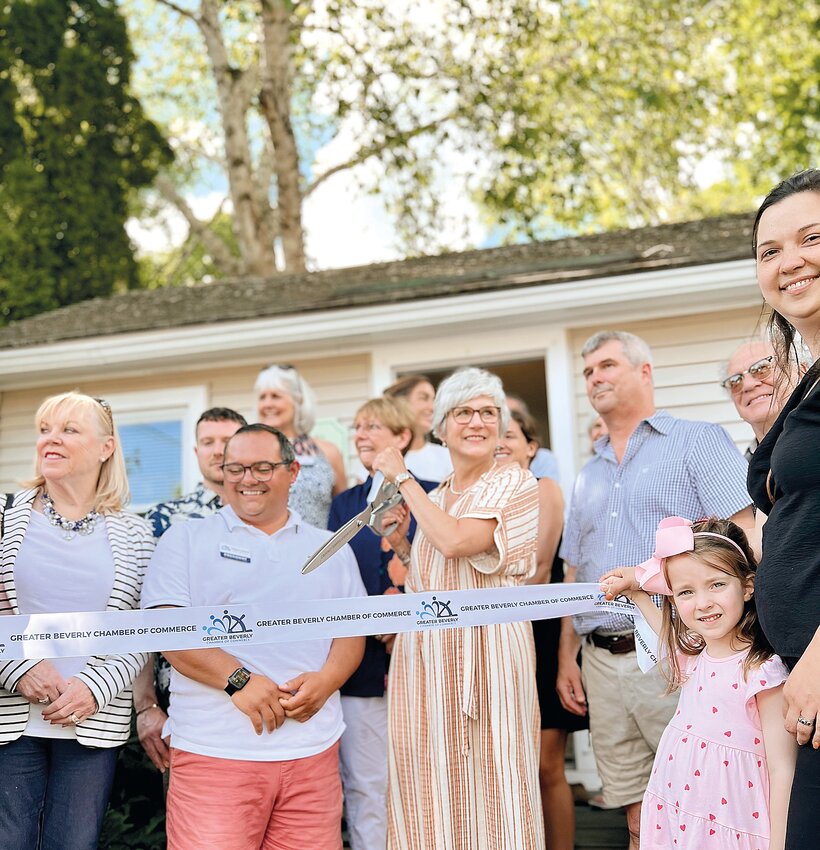 The official Greater Beverly Chamber of Commerce ribbon cutting at Joli Ayn Wood Studio in The Farms this week.