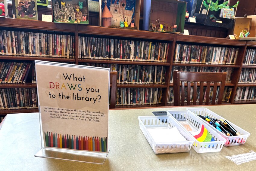 Drop in during National Library Week, April 6-12 and share in words or pictures what draws you to the library.