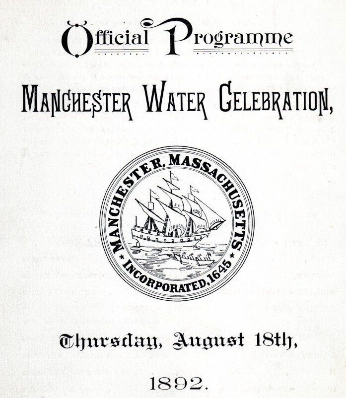 The “Official Programme” of the festival, 1892 (Courtesy Manchester Historical Museum)