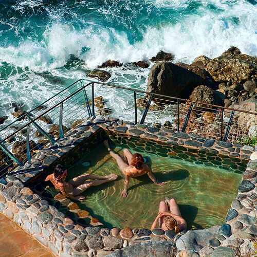 The baths are among approximately sixty different springs that, together, pump out six hundred gallons of mineral-rich water every minute.  (Photo: Heidi Isern)
