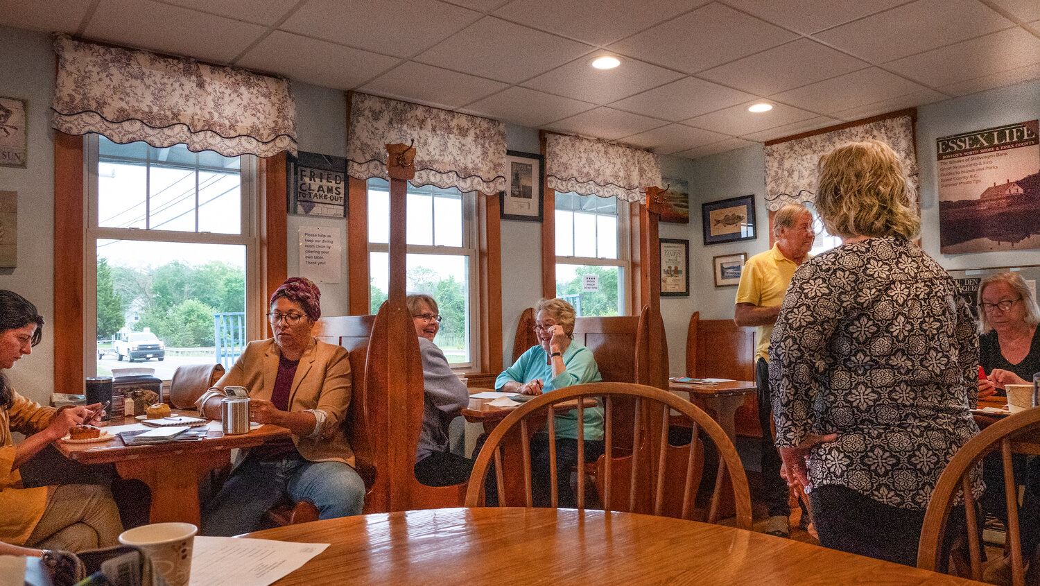 The Essex Division of the Cape Ann Chamber met at Farnham's for the first time in person post-COVID after 18 months.  At the morning meeting, business leaders learned of a grant funded regional pilot program aimed to give them help this summer.