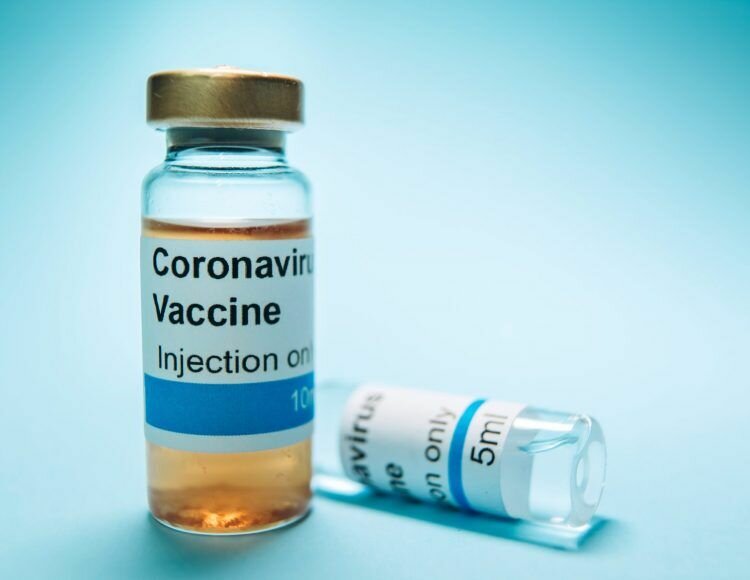 COVID vaccine bottle