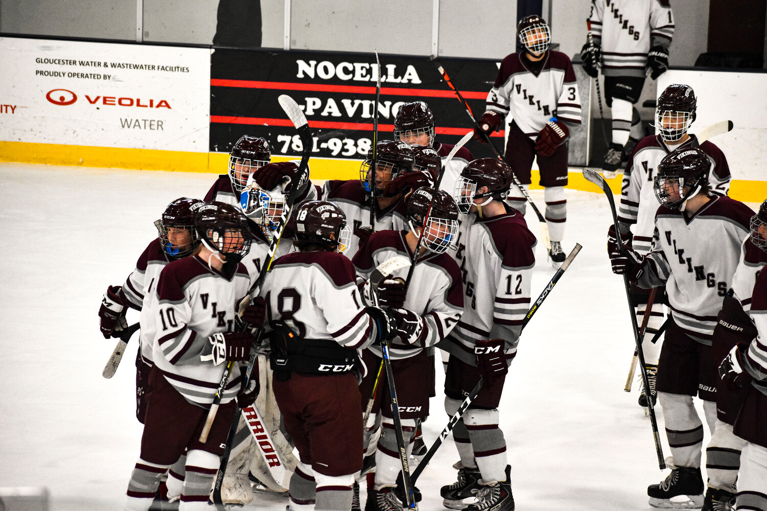 JANUARY | Sweet victory came Monday, January 20 for the Rockport Vikings JV hockey team, which won 4-1 over Gloucester.  Goals secured by Theo Parianos, Michael DeOreo and TJ Brunner.  Photo: Lonna Brunner