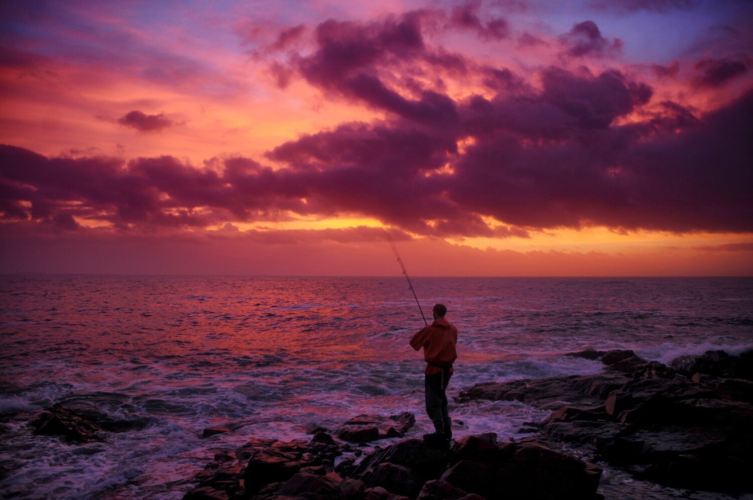 Cape Ann fishing at sunrise.  (Photo: Brian O’Connor)