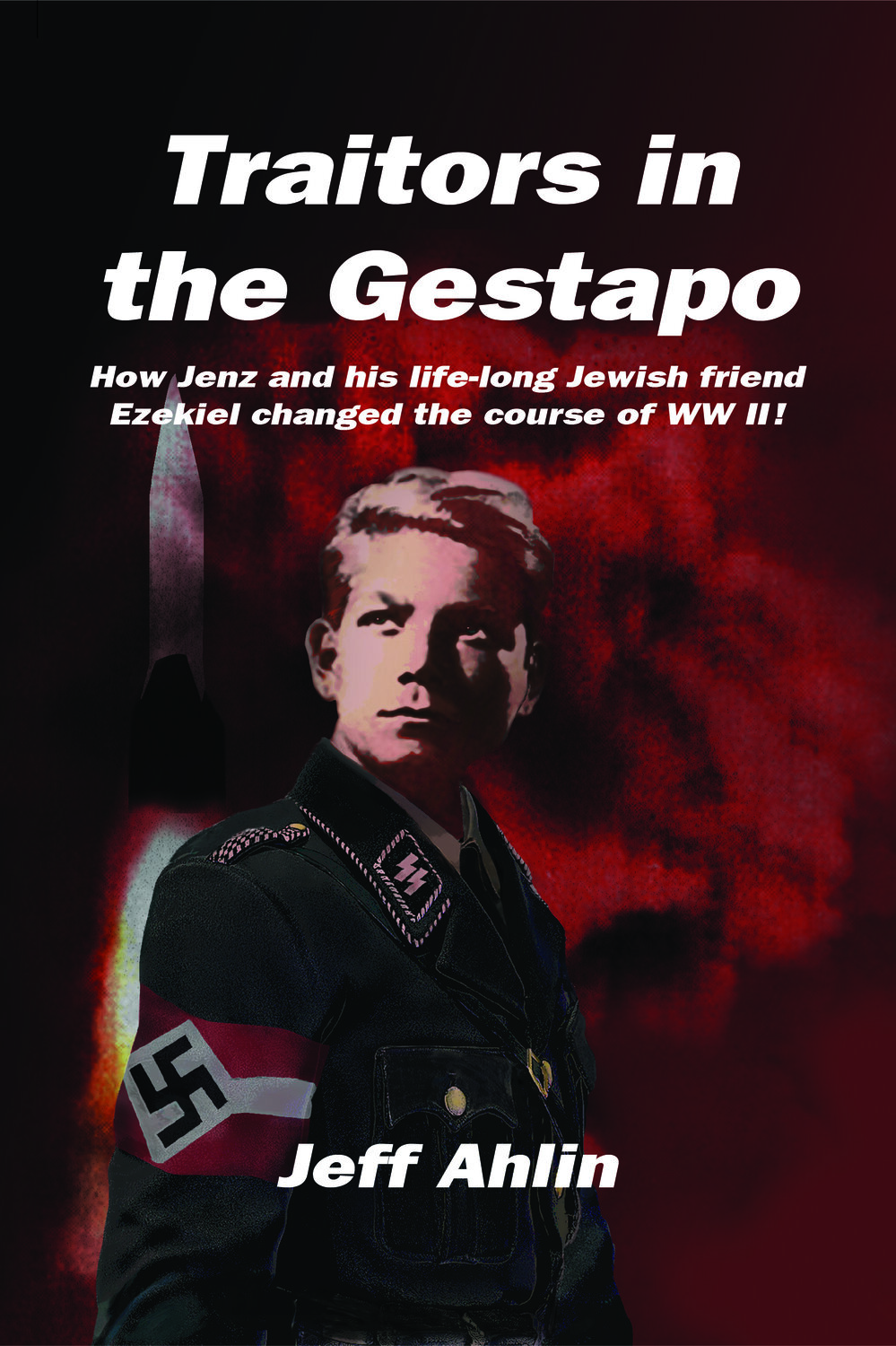 Book cover for Dr. Ahlin’s novel about two Jewish boys living through and getting involved in WWII. 