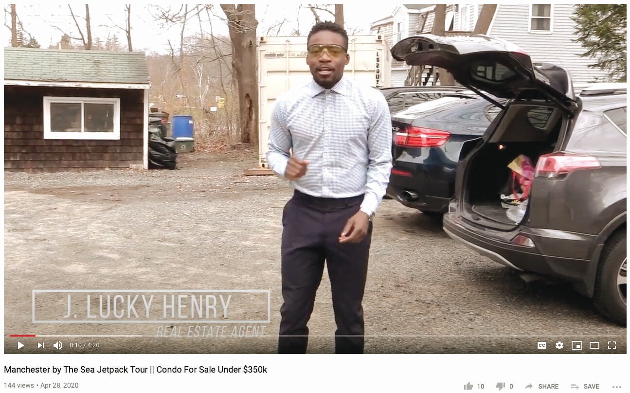 Real estate agent J. Lucky Henry turned his listing for Manchester’s most affordable property into an online television segment, which he used as a “virtual open house” on YouTube. 