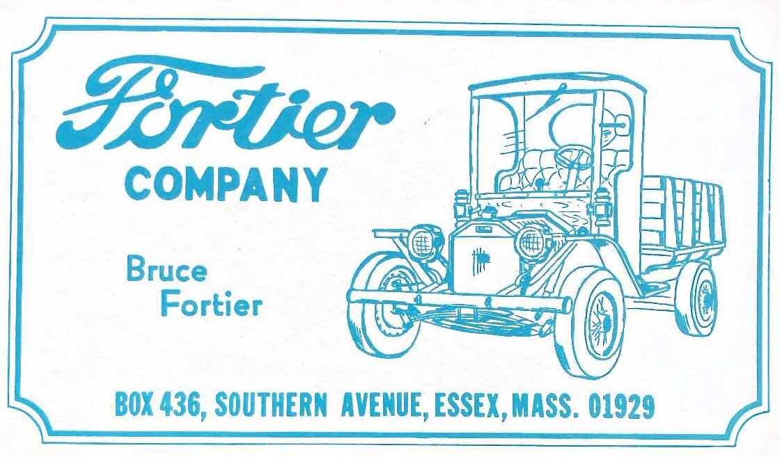 Bruce Fortier’s business card features a hand-drawn illustration of his truck by Bruce himself. David Andrews was the permanent fixture in the passenger seat of that truck, always in Bruce Fortier’s orbit.