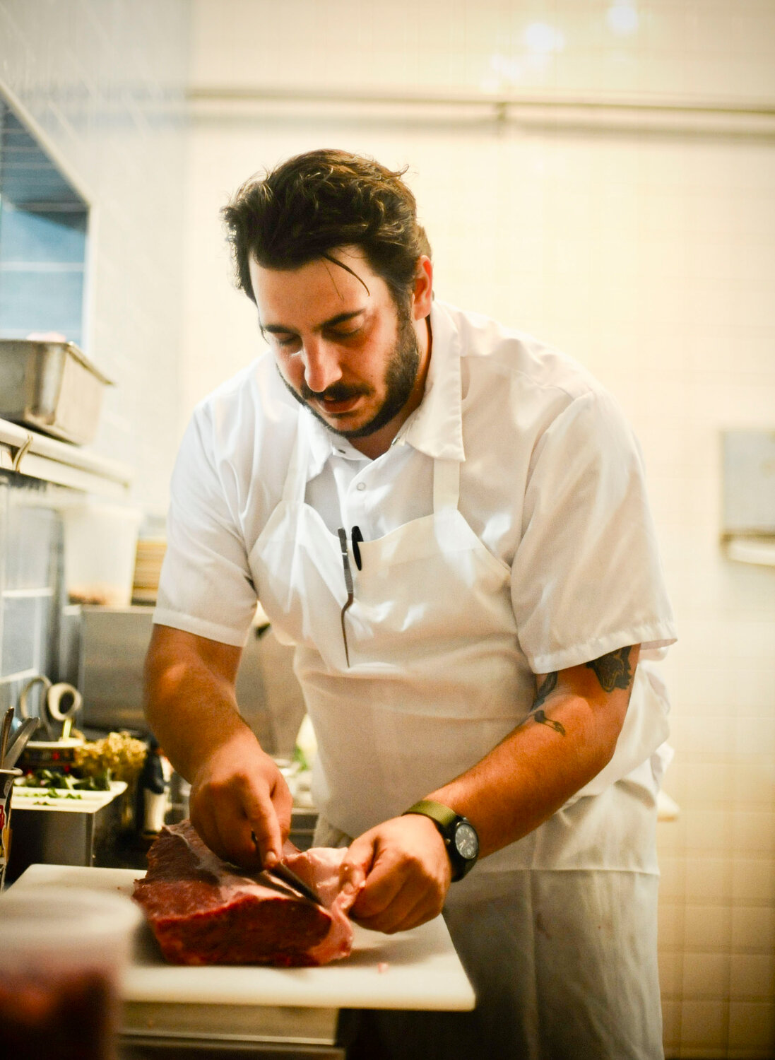 Chef Nicolas Intonti is a veteran Boston chef whose experience includes Boston’s Aquitaine and Cinquecento and well known kitchens in Austin, Tx and Modena in Italy.