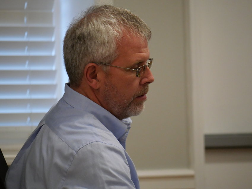 Emerson City Manager Kevin McBurnett at an Oct. 24 council meeting.