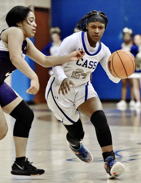 Cass' Kiana McDaniel and the Lady Colonels defeated Southeast Whitfield 62-24 on Tuesday.