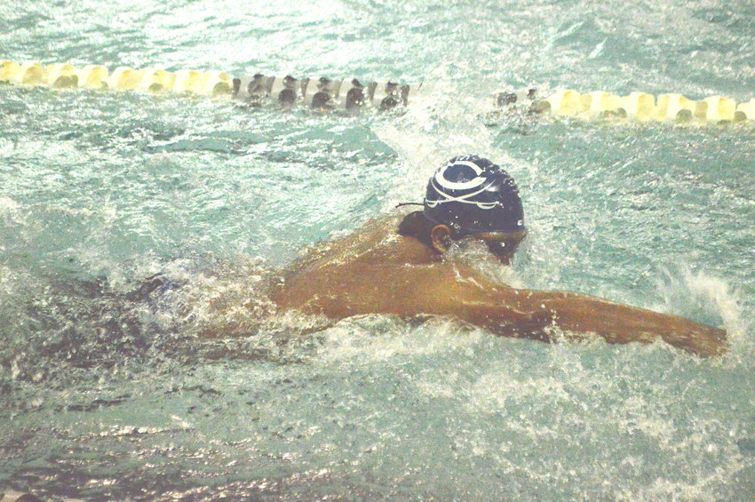 Cass sank Coahulla Creek during Tuesday's swim meet, winning the combined team scores 235-112.