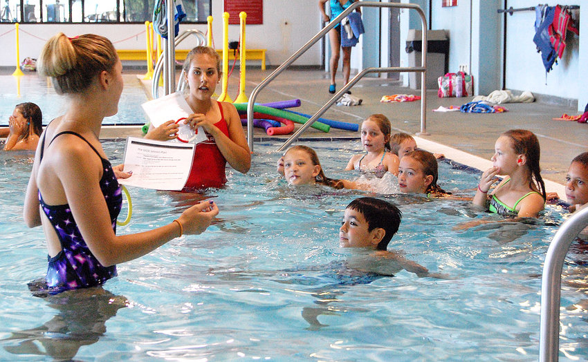 Around the world online swimmers exercise