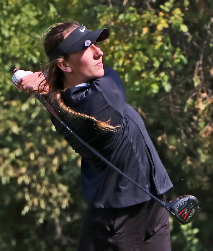Senior Rachel Parks shot the Bears low round at the Class B State Championships on Tuesday, carding 93 strokes.
