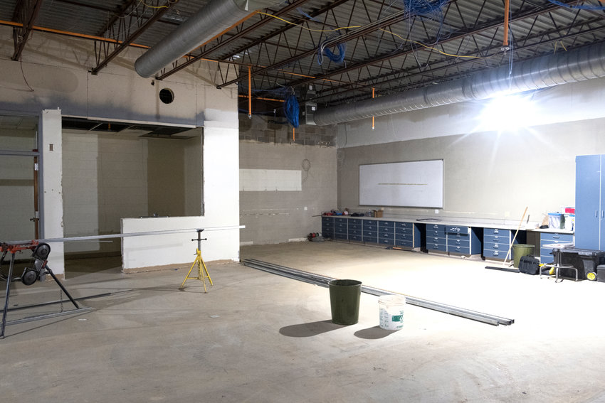 This will be the location of a new art room at Blair High School.