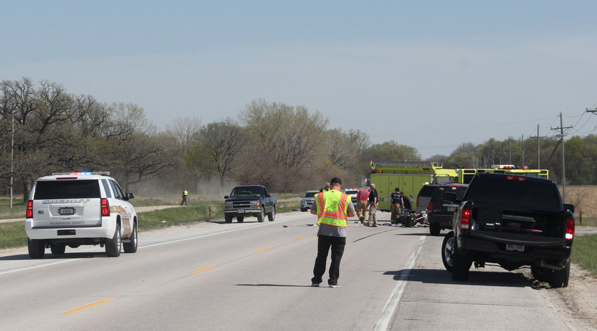 Washington County sheriff's deputies and Fort Calhoun Rescue responded to a two vehicle accident just before 3:30 p.m. Monday on U.S. Highway 75 near County Road 30. A GMC Yukon and a motorcycle collided. The driver of the motorcycle was transported to Nebraska Medicine.