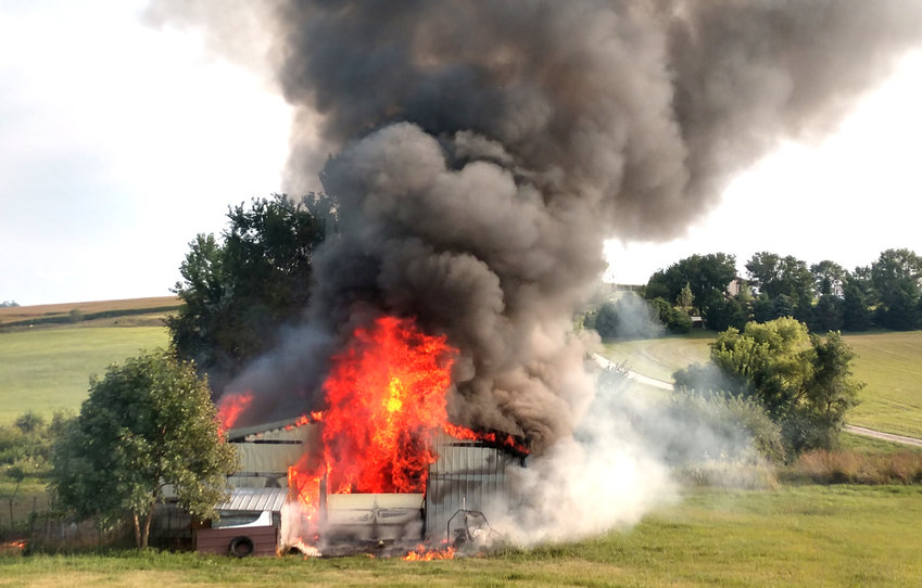 Bennington, Fort Calhoun, Irvington and Kennard volunteer fire departments responded to the structure fire at 13255 County Road 38 around 5:50 p.m on Sunday.