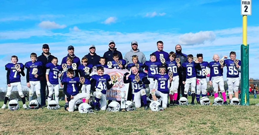 The fourth-grade Blair Youth Football Association team finished second last weekend during a tournament in Lawrence, Kan.