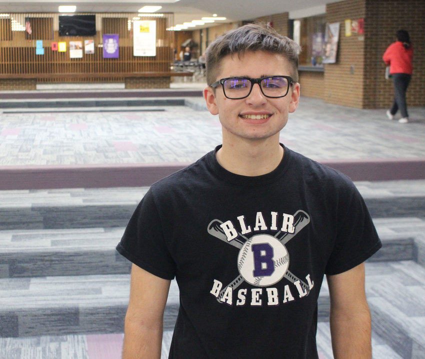 Blair High School senior Kolton Hammer was recently named a Maverick in the Making and received a $4,000 scholarship to attend the University of Nebraska Omaha.