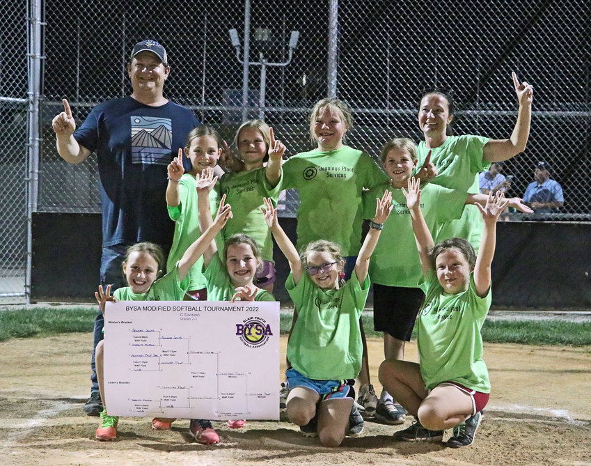The Jennings Plant Services team won the BYSA Modified C Division (grades 2-3) Tournament on June 30 at the Youth Sports Complex.