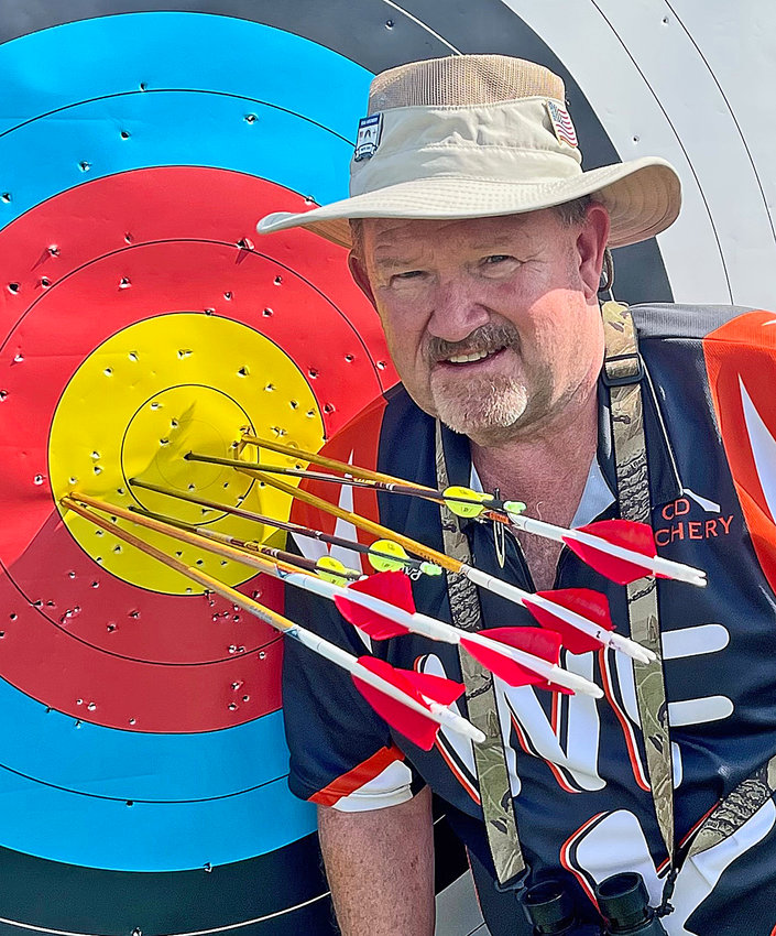 Chauncey Wilkins of Blair won two Cornhusker State Games gold medals in archery this month.