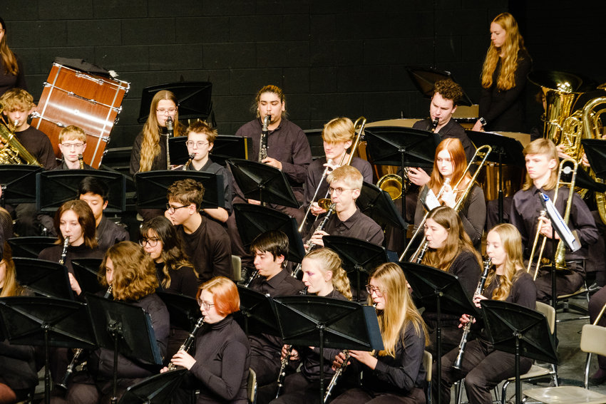 The annual Blair Winter Band Concert included four selections with by the 9th an 10th Grade Concert Band.
