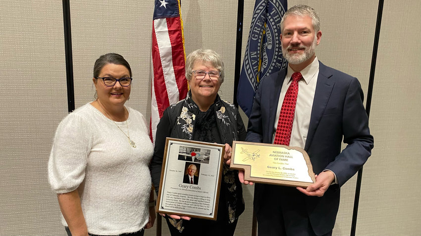 Combs Inducted Into Nebraska Aviation Hall Of Fame 