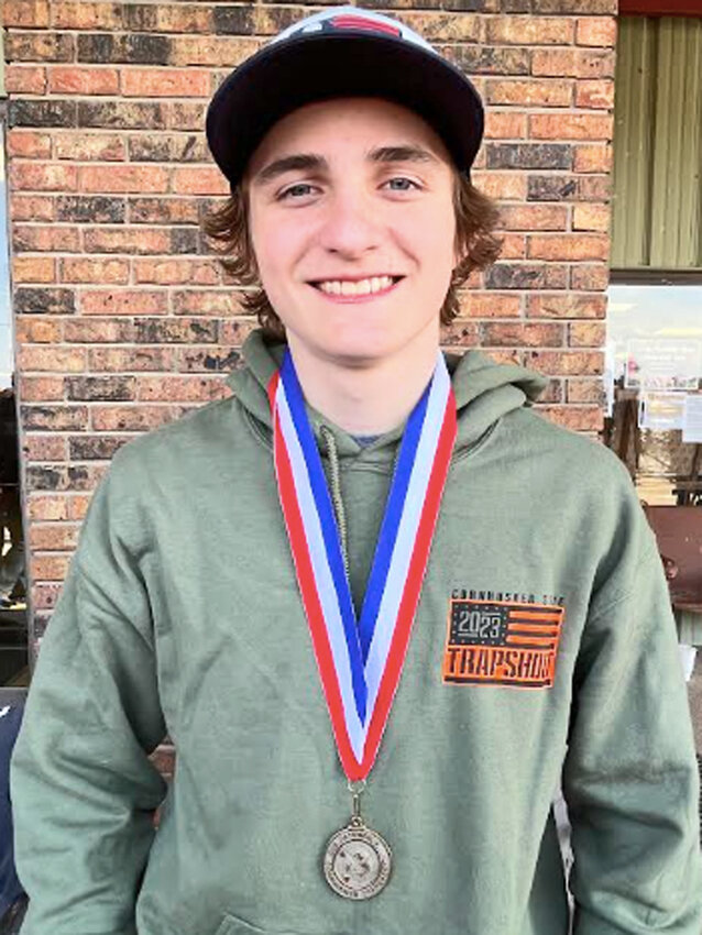 Brayden Stonehocker of Arlington finished 10th Thursday during the Cornhusker Trapshoot in Doniphan.