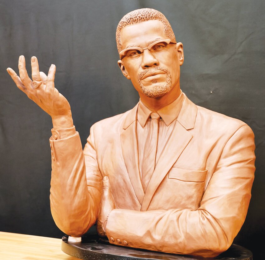 Capturing a lifetime in a single image presented a unique challenge for Nathan Murray as he created this bust of Malcolm X for the Nebraska Hall of Fame.  The induction of Malcolm will take place on May 22 at the State Capitol in Lincoln.