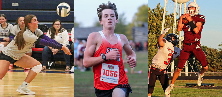 As you can imagine, Nannen Physical Therapy Athletes of the Week Taylor Mostek, from left, Seth Waters and Dallin Franzluebbers had big weeks last week.