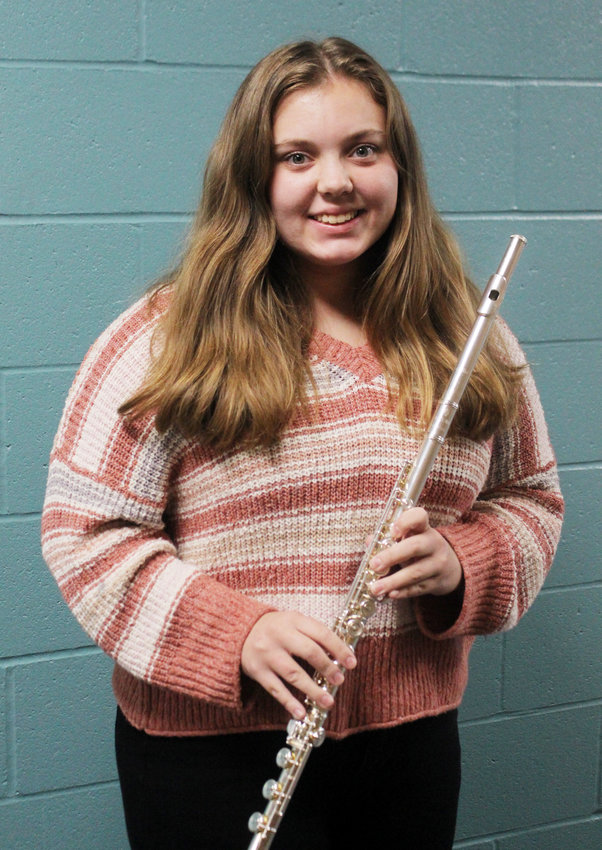 Morgan Thompson was selected for the Nebraska All-State Band for the fourth straight year. She is the first student from Blair to make the band all four years.