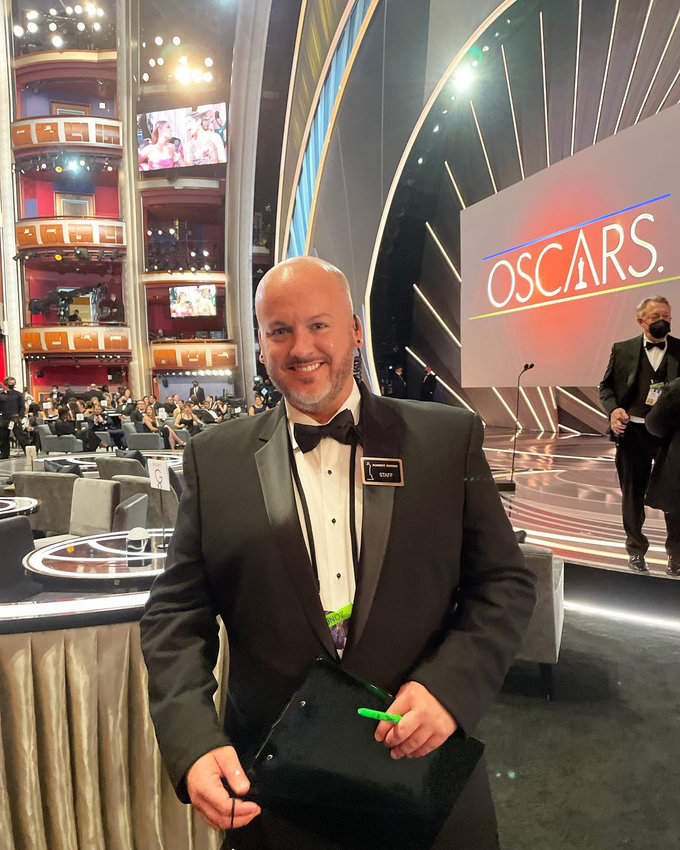 Jeff Blair, formerly of Blair, worked on the Oscars seating team.