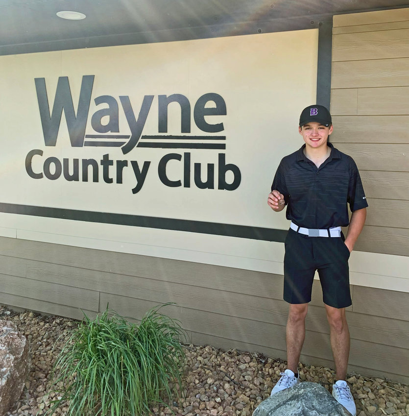 Blair junior golfer Easton Chaffee qualified for the NSAA State Championships last week during the Class B District 2 Tournament at Wayne Country Club.