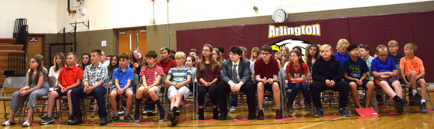 The Arlington Elementary School sixth graders graduated May 19.