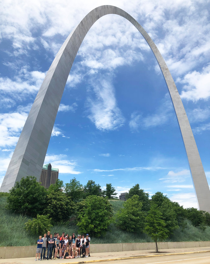 The Arlington High School Band and Choir visited St. Louis for four days.
