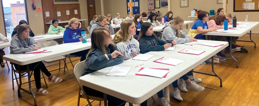 Washington County 4-H students take in a workshop about babysitting. Washington County Extension, along with other area groups and organizations, offer summer activities to keep students sharp and engaged while they wait for the new school year to begin.