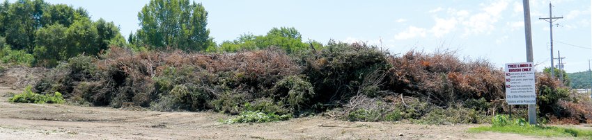 Cameras will soon be installed at the Blair Recycling Center to overlook the free brush pile.