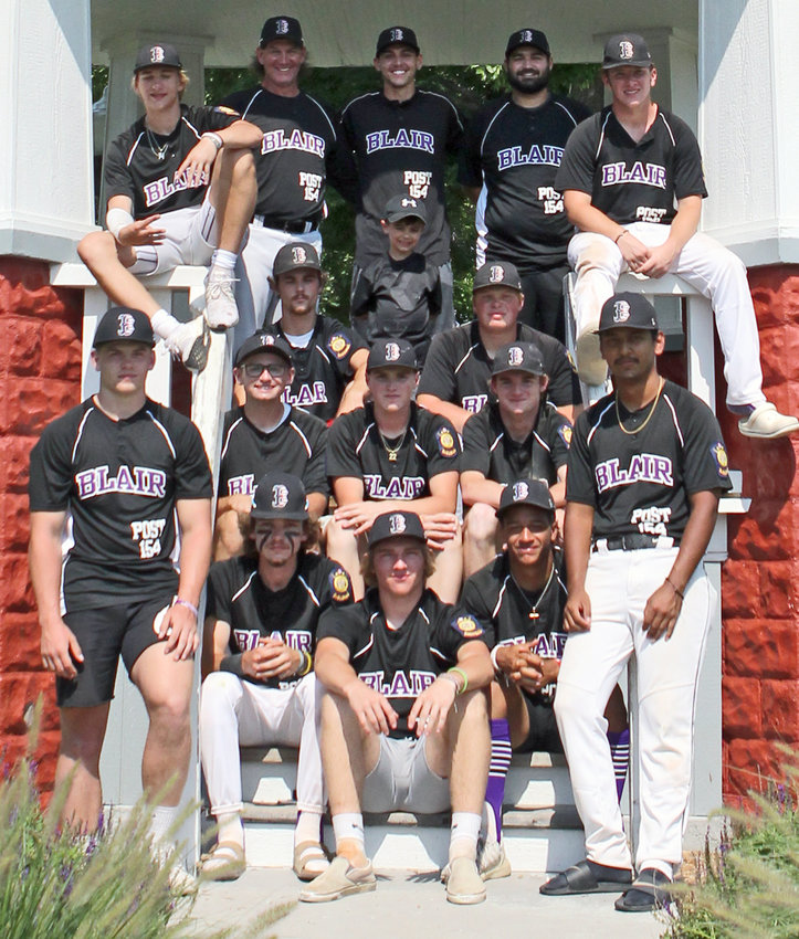 The Blair Senior Legion baseball team is off to a 2-1 start at the Class B state tournament in Broken Bow.