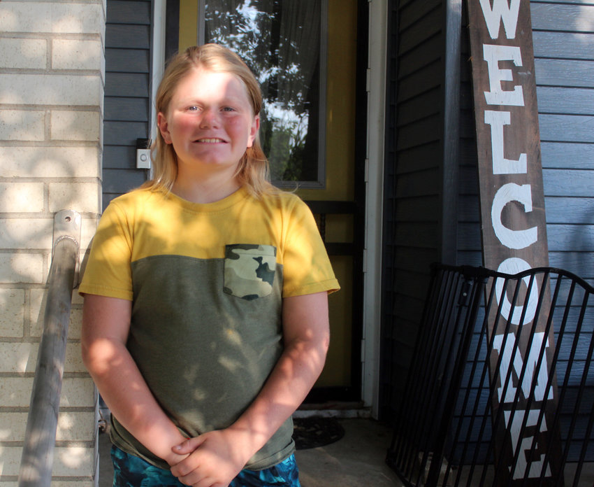 Zayden Gayer, 11, said he enjoys helping people with any yard work they need, which is why he started offering his services to the community.