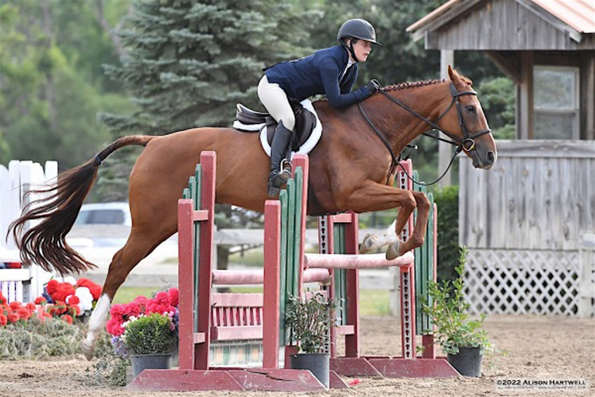Harper Tjardes, 14, of Fort Calhoun and will compete Sept. 21-25 at the $20,000 TAKE2 Finals in Lexington, Ky.
