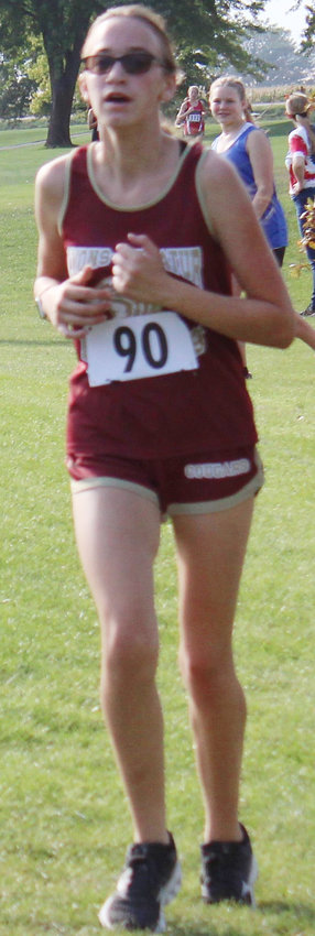 Kaylin Miller was the top finisher for The Lady Cougars  in Crofton..