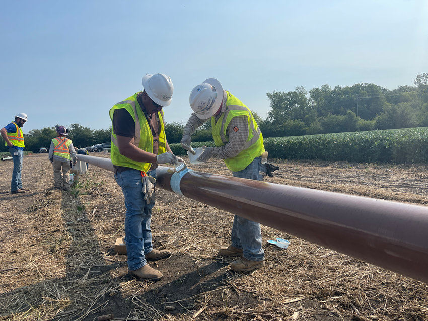 Black Hills Energy recently completed work to relocate a natural gas pipeline to accomodate the Blair South Bypass project.