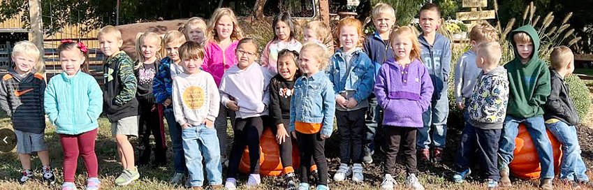 Front row: Lara Pond, Knox Vavra, Anzleigh Webb, Lydia Kwikkel, Kenji Salstrom.Middle Row: Gannon Frahm, Hazzin Henneman, Myles Bonneau, Ryleigh Sheridan, Yasmin Alitz, Emerie Phillips, Dawson McCullock, Barrett McCullock, Hudson Swanson.Back Row: Madison Taylor, Olivia Klatt, Hudson Cole, Katarina Goodbird, River Crockett, Oakley Raabe, Samuel Rief