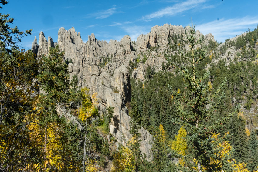 Inspiration Point along Needles Highway in Custer State Park.