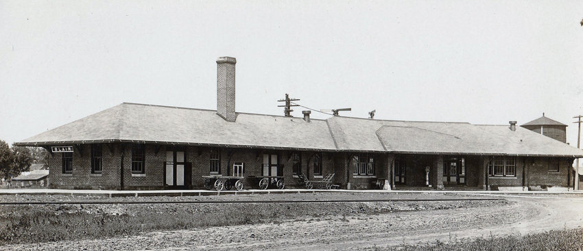 The Blair Depot was a vital part of Blair's railroad history.
