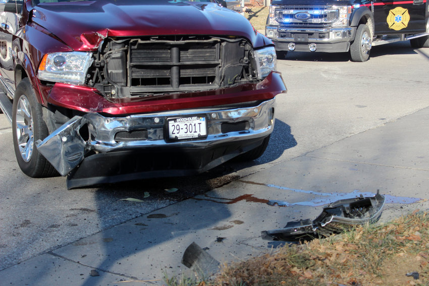 The Blair Police Department and Blair Fire and Rescue squad responded to a two-vehicle personal injury accident Monday morning at 13th and Grant streets, which involved a truck and SUV.
