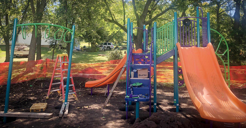 Thanks to a Friends of Oakland Foundation grant, the playground in the Craig Park was refreshed this summer.