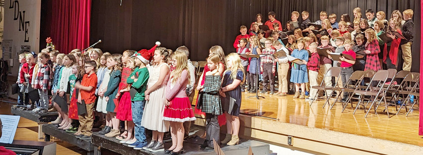 It was starting to sound a lot like Christmas at the LDNE elementary Christmas program..
