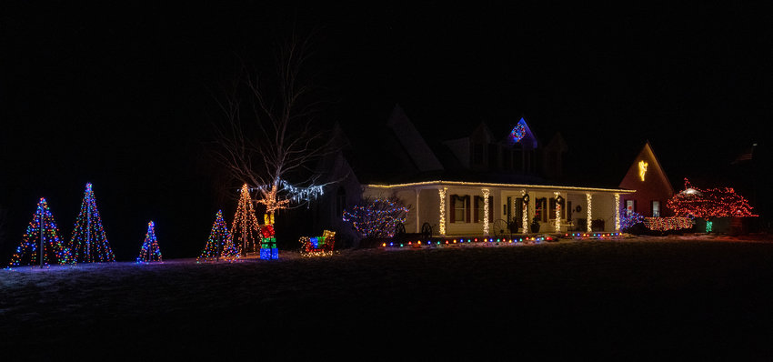 A house on Sunset Drive in Fort Calhoun has trees for all to see.